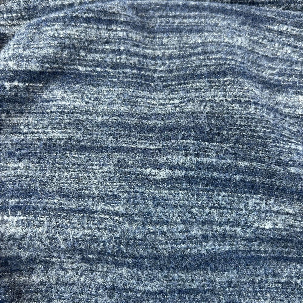Daily Ritual Knit Dress Sz S Heathered Blue Navy Space Dye Athleisure Travel - Picture 5 of 9